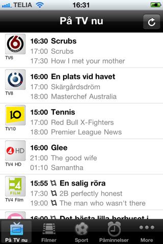 tv guide sverige.